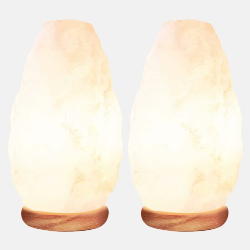 Himilayan Salt Desk Lamp Pink or White in Color | Multiple Sizes 5-50 Lbs. - Image 5