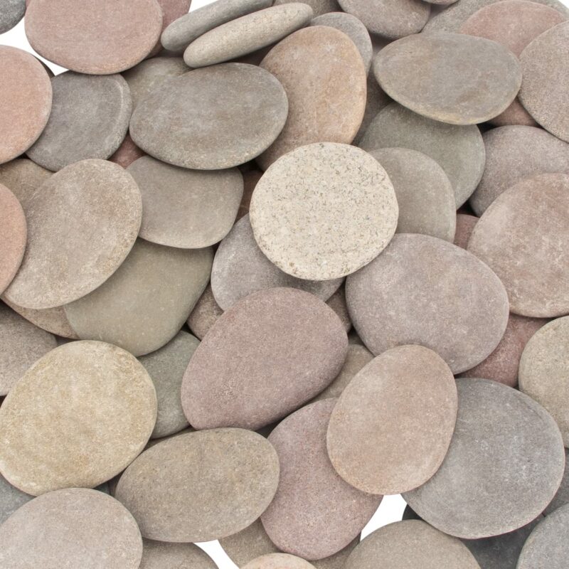 Zen Stones Smooth River Rock Cairn (10-Piece Set) – Mindfulness Stones for Stacking - Image 4